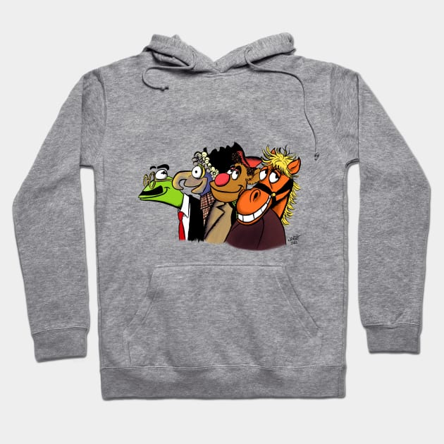 Muppet Marx - A Day At the Races Hoodie by UzzyWorks